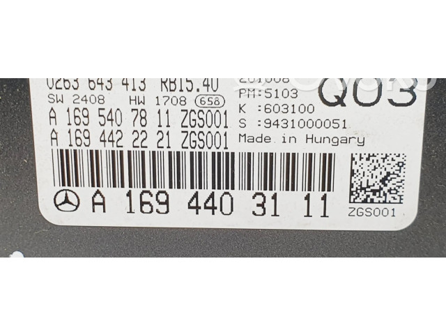 Панель приборов A1694403111 Mercedes-Benz A W169