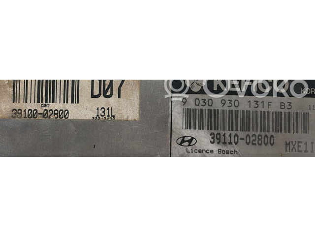 Řídící jednotka 39100-02800, 39100-02800 Hyundai Atos Classic 2001