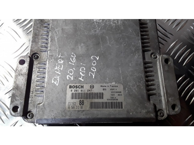 Řídící jednotka 0281011247, 9650931380   Peugeot Expert 2002