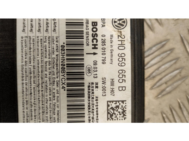 Блок подушек безопасности 2H0959655B, 0285010799 Volkswagen Caddy