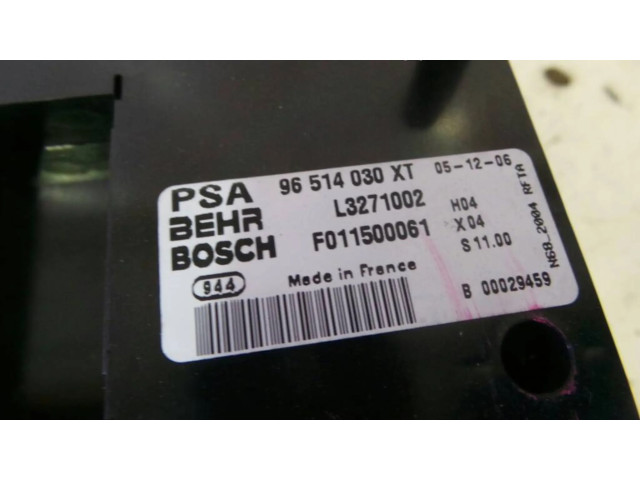 Блок управления климат-контролем 96514030XT, L3271002 Citroen Xsara Picasso