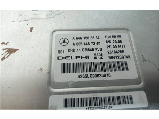 Řídící jednotka A6461503634 Mercedes-Benz C AMG W204 2008