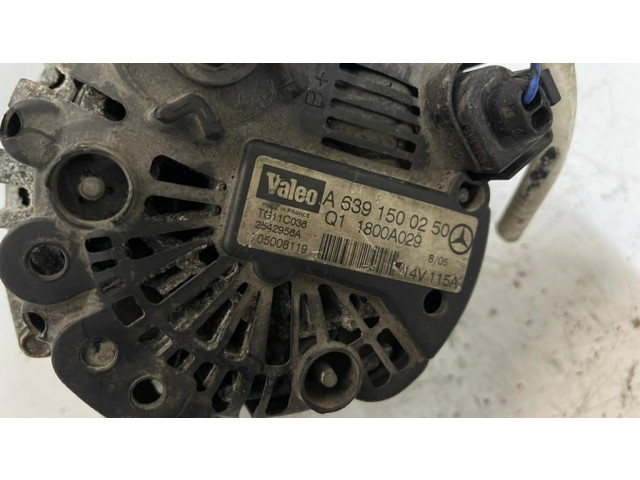 Генератор A6391500250 Mitsubishi Colt 1.5