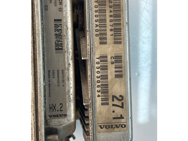 Блок управления двигателя 0261207666, P09480761 Volvo V70