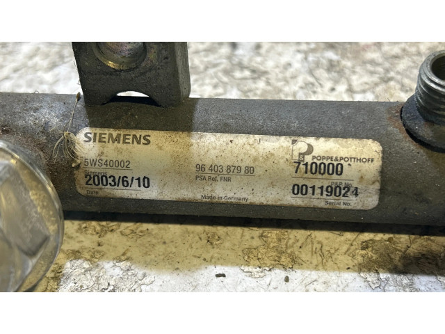 Vstřikovací lišta 9640387980, 00119024   Citroen Berlingo  pro naftový motor 1.9  