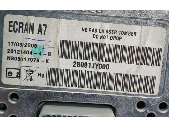 Дисплей    28091JY000   Renault Koleos I