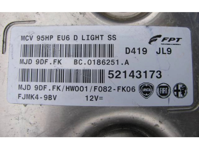 Řídící jednotka 52143173, MJD9DF.FK Fiat Fiorino 2020