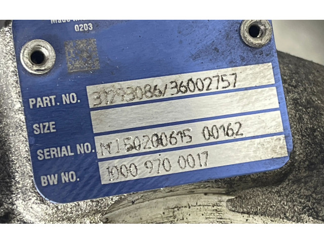 Турбина Volvo S60 31293089, 36002640 для двигателя D5244T11