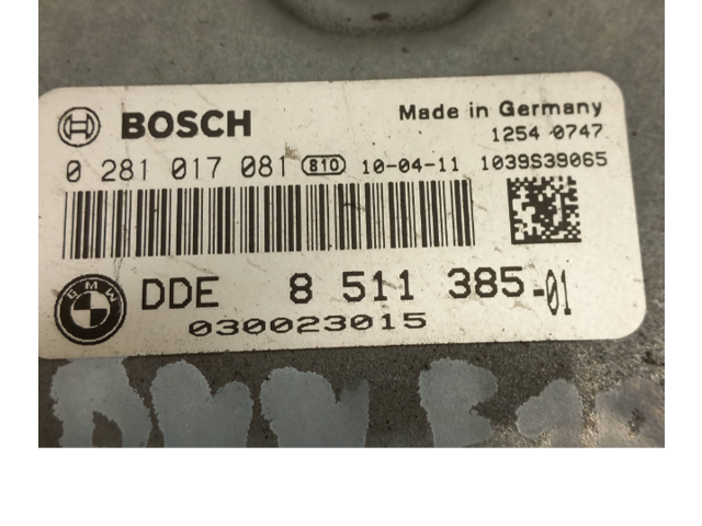 Řídící jednotka 8511385, 030023015 BMW 5 F10 F11 2012