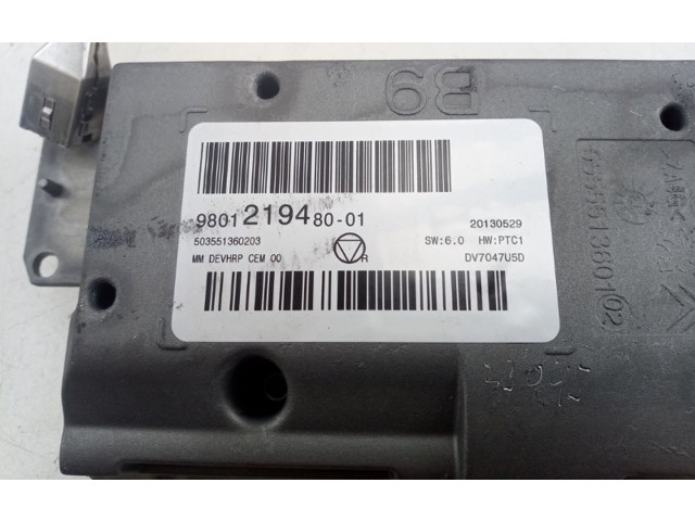 Дисплей    9801219480, 9801219480   Peugeot Partner