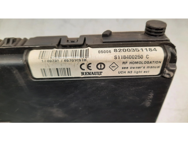 Блок комфорта S118400250C, 8200351184 Renault Scenic II - Grand scenic II