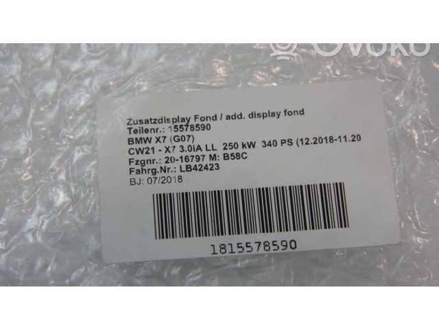 Дисплей    017765, 65508707915   BMW X5 G05