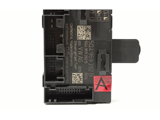 Блок комфорта 5Q4959392B, 5Q4959392BZ00 Skoda Octavia Mk3 (5E)