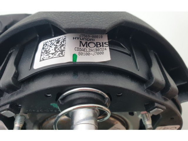 Подушка безопасности водителя 80100J7000, J756900010   KIA Ceed