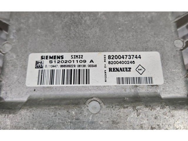 Блок управления двигателем Блок управления 8200473744, IMPRK1392131 Renault Clio II