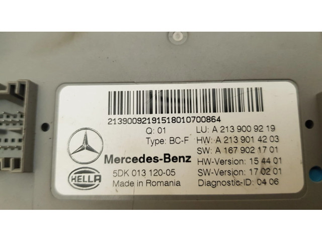Блок комфорта A2139009219, A2139014203 Mercedes-Benz E W238