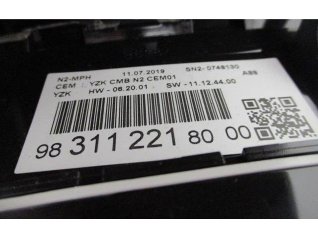 Панель приборов 9831122180   Citroen C3 Aircross       