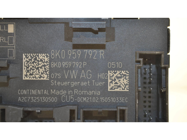 Блок управления дверью 8K0959792R, 8K0959792P Audi Q5 SQ5