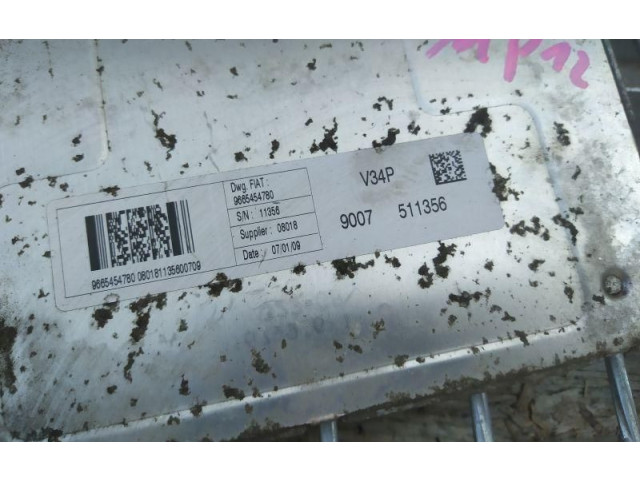 Блок управления двигателем Блок управления 9665454780 Fiat Qubo