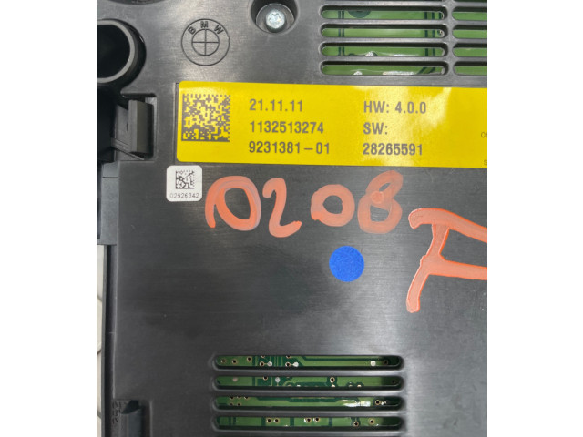 Дисплей 9231381, 1132513274 BMW X3 F25