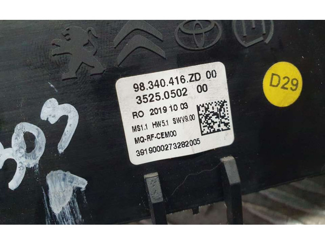 Блок управления климат-контролем 98340416ZD, 35250502   Citroen Jumpy