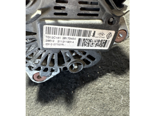 Генератор TG12C151, 2617345A   Dacia Duster      