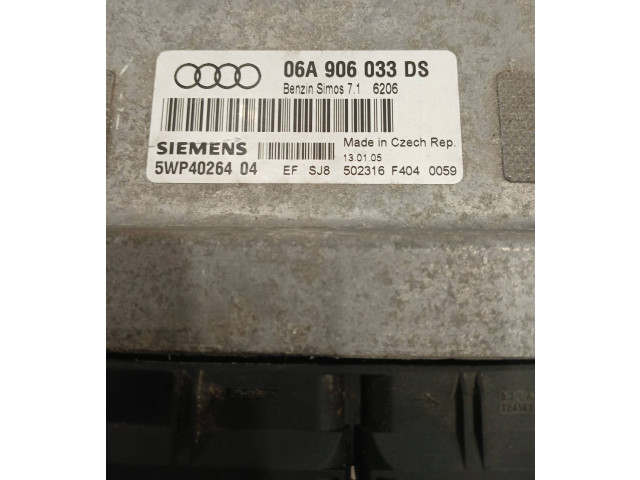 Блок управления двигателя 06A906033DS, 5WP4026404 Audi A3 S3 8P