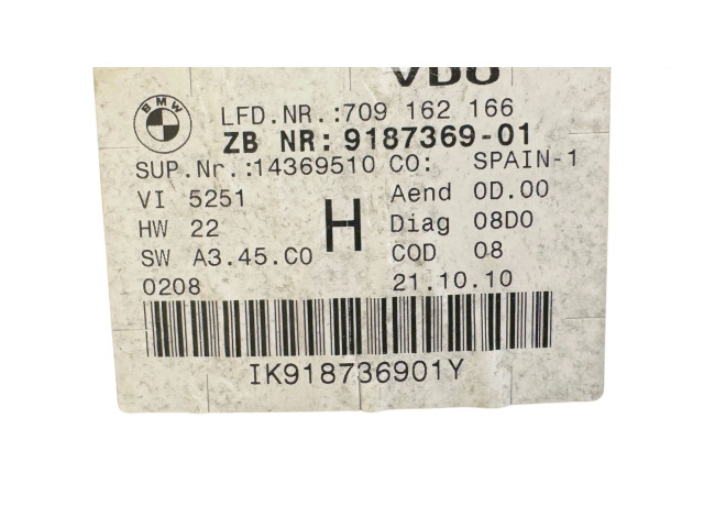 Přístrojová deska BMW X1 E84 2010 918736901, 709148281