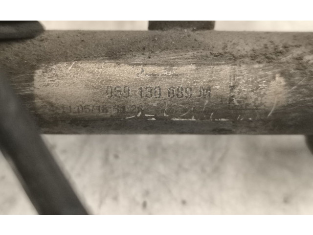 Топливная рампа 059130089   Audi A6 S6 C6 4F   для двигателя BMK