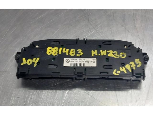 Дисплей A2305420123 Mercedes-Benz SL R230