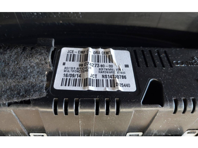 Дисплей 9807427380, 9807427380-00 Citroen Berlingo