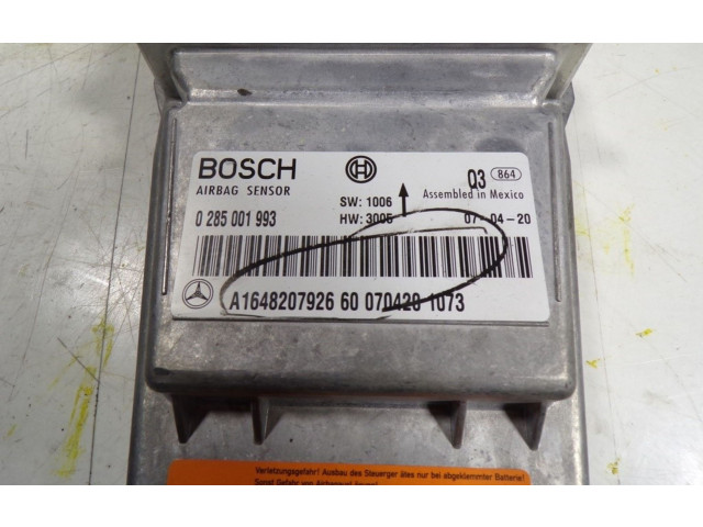 Блок подушек безопасности A1648208126, A1648207926   Mercedes-Benz ML AMG W164