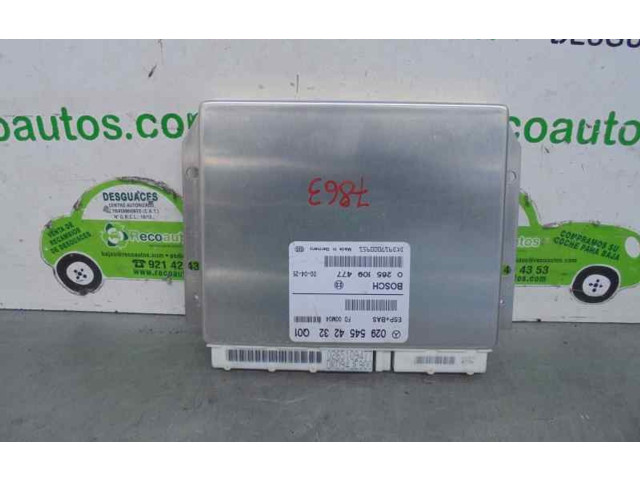 Блок управления АБС 0295454232, 0265109477 Mercedes-Benz A W168