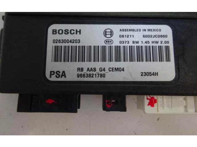 Блок комфорта 9663821780   Citroen C5   