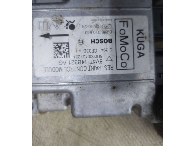 Блок подушек безопасности 8V4T14B321AG, 0285010643   Ford Kuga I