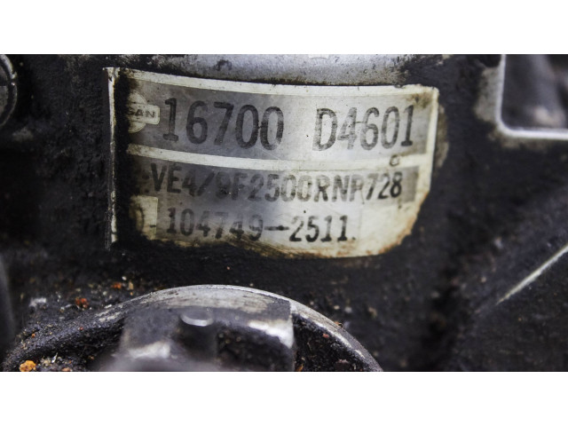 Vstřikovací čerpadlo 16700d4601 Nissan Bluebird