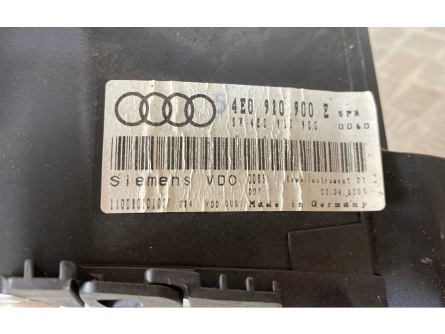Přístrojová deska Audi A8 S8 D3 4E 2005 4E0920900E, 110080101001