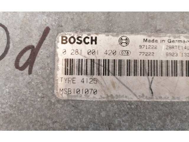 Řídící jednotka 0281001420 Land Rover Freelander 1999