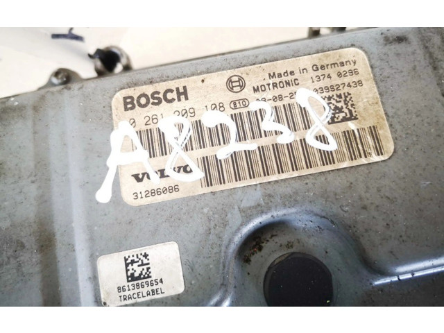 Блок управления двигателя 31286086, 0261209108   Volvo V70