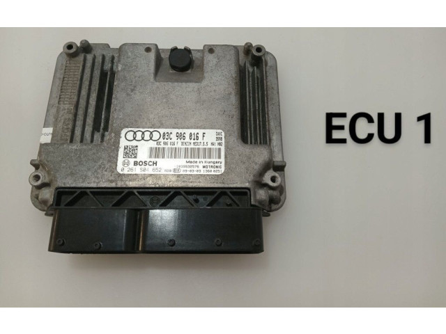 Блок управления двигателя 03C906016F, 0261S04652 Audi A3 S3 8P