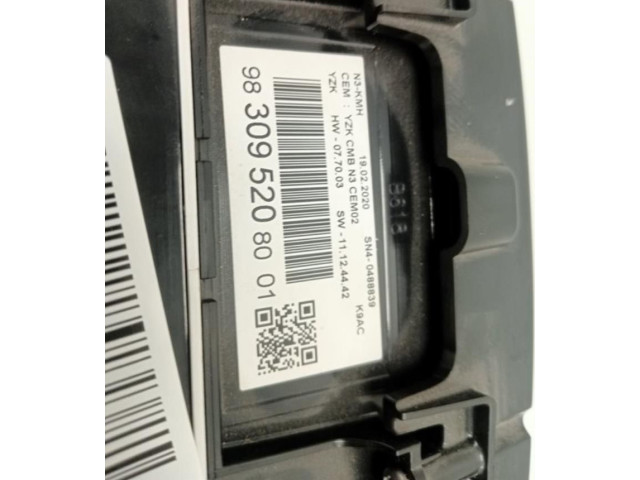 Přístrojová deska  Citroen Berlingo 2020 9830952080  