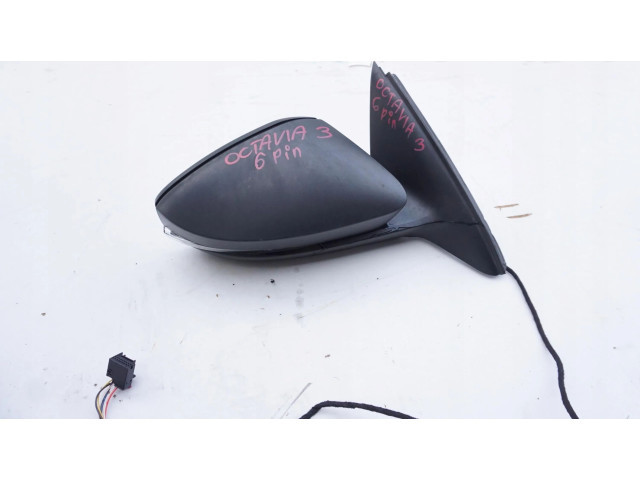 Зеркало электрическое Skoda Octavia Mk3 (5E) 2013 - 2019 года