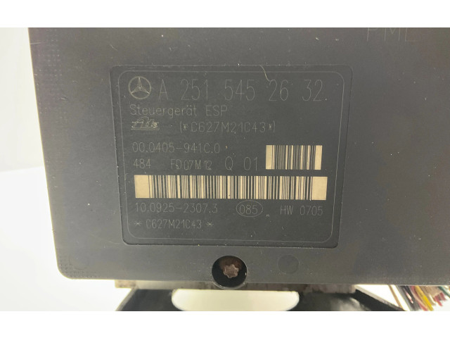 Блок АБС A2515452632, C627M21C43   Mercedes-Benz  ML W164  2005 - 2011 года
