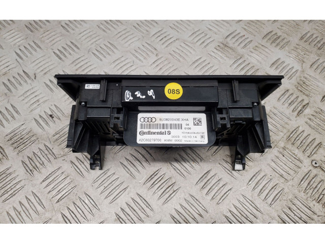 Блок управления климат-контролем 8U0820043E Audi Q3 8U