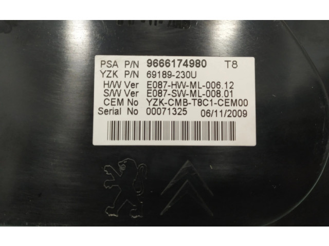 Панель приборов 9666174980   Peugeot 5008       