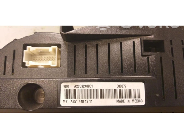 Přístrojová deska Mercedes-Benz R AMG W251 2007 A2514401211, A2514401211