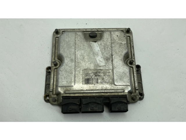 Блок управления двигателя 0281011334, 9652590480 Citroen C8