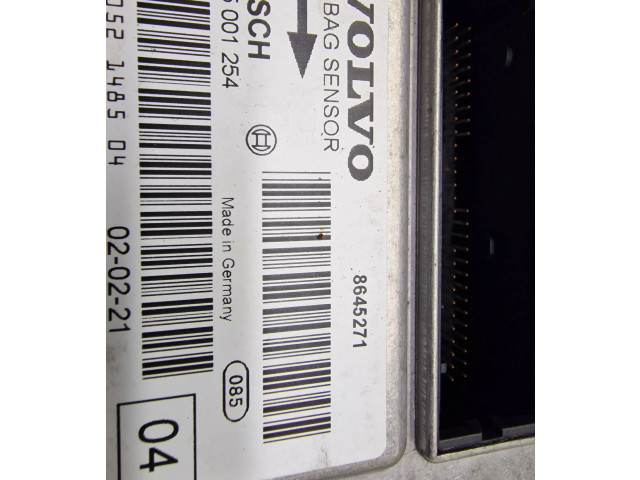 Блок подушек безопасности 8645271, 020221   Volvo V70