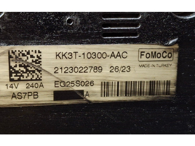 Генератор KK3T-10300-AAC, 13000KM Ford Tourneo Custom