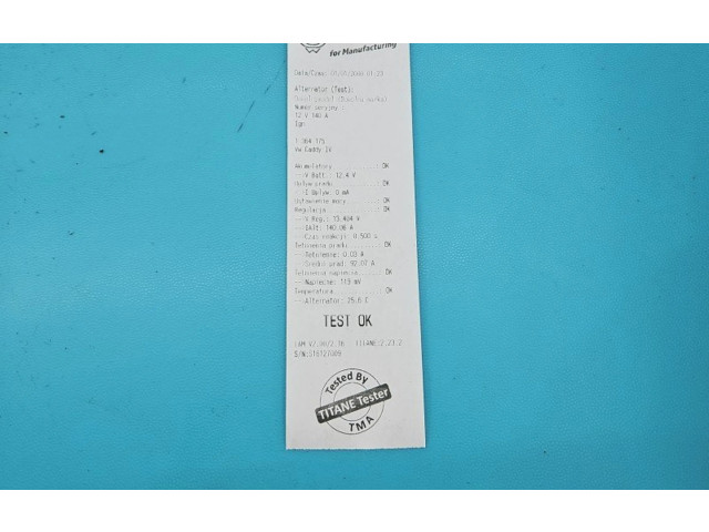 Генератор 04L903024S, IMPRK1364175   Volkswagen Caddy      